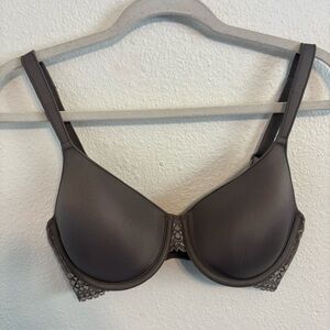 Maidenform one fab fit spacer foam bra sz 34D colors latte/gray underwire